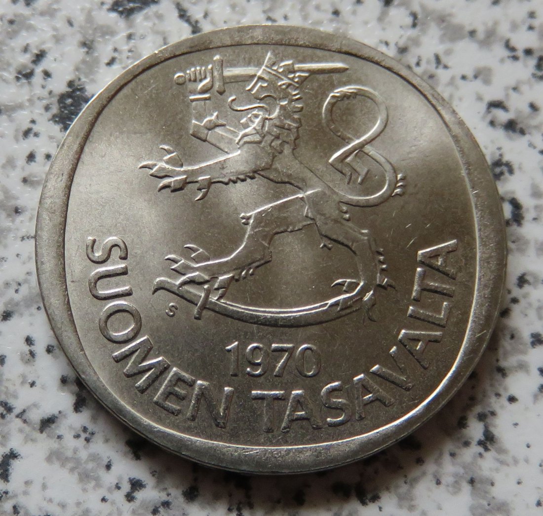  Finnland 1 Markka 1970   
