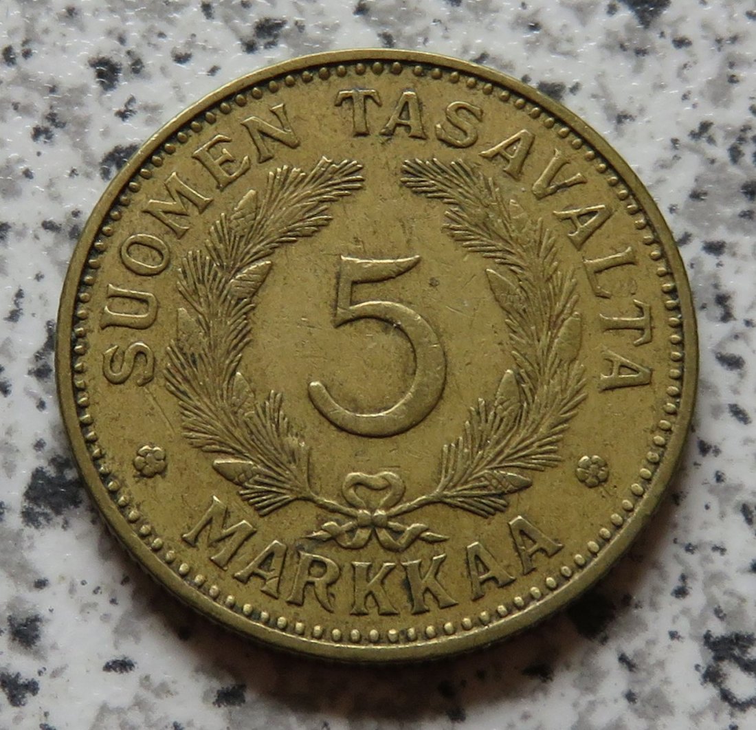  Finnland 5 Markkaa 1938 S   