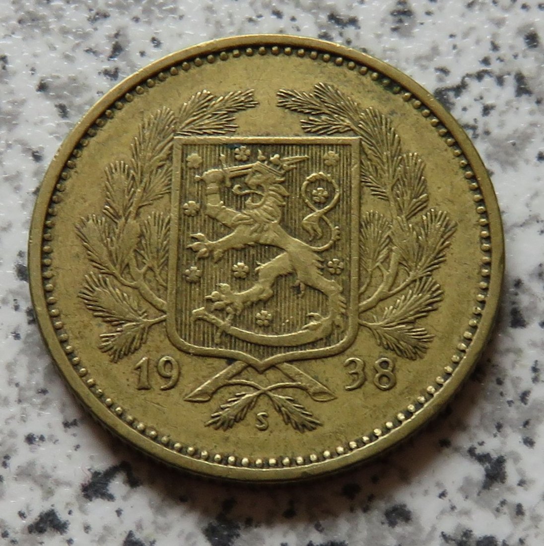  Finnland 5 Markkaa 1938 S   