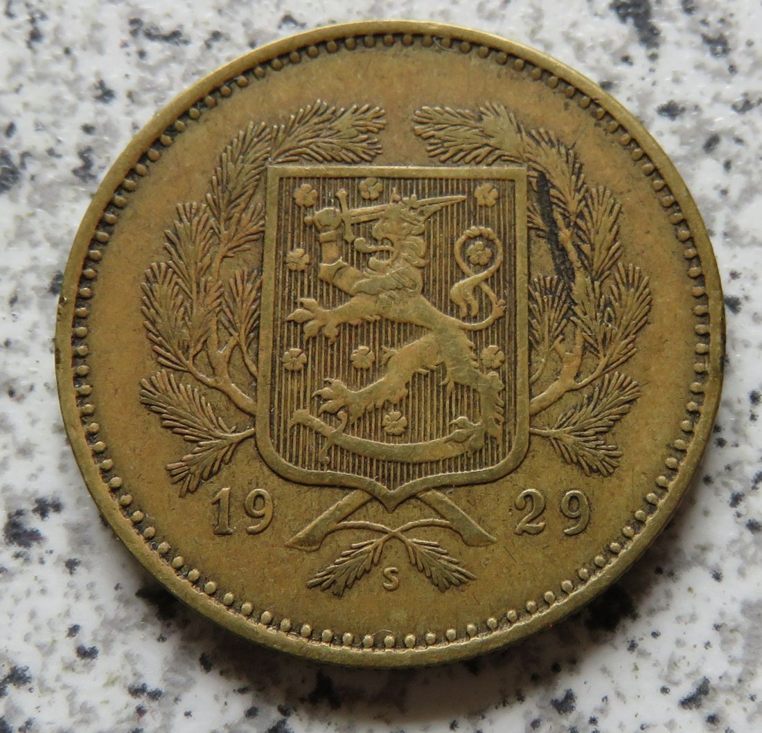  Finnland 10 Markkaa 1929 S   