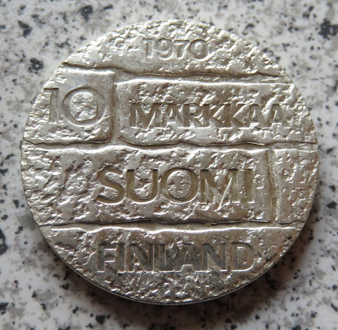  Finnland 10 Markkaa 1970 S-H   