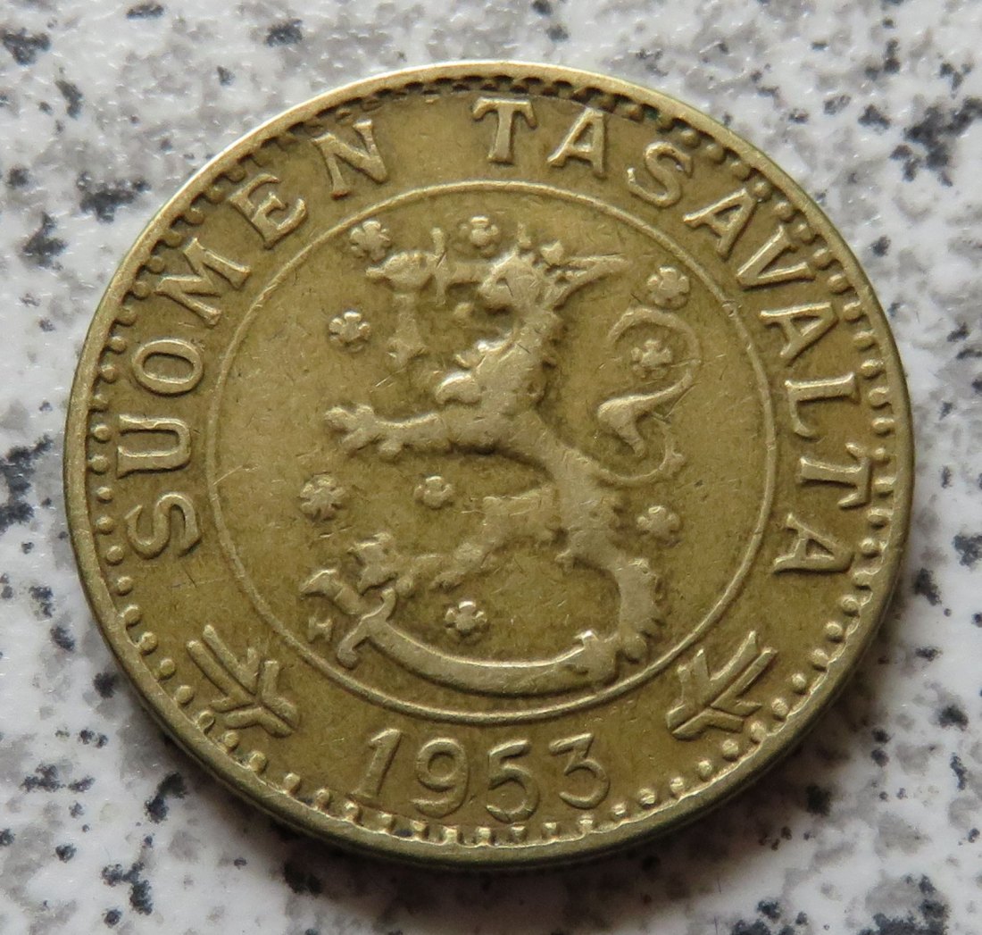  Finnland 20 Markkaa 1953 H   