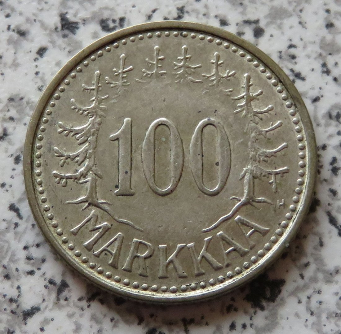  Finnland 100 Markkaa 1957 H   