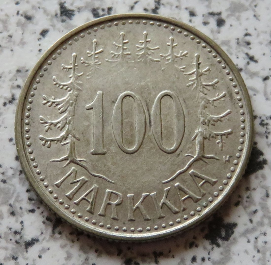  Finnland 100 Markkaa 1958 H   