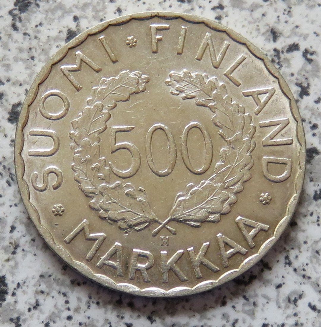  Finnland 500 Markkaa 1952 H   