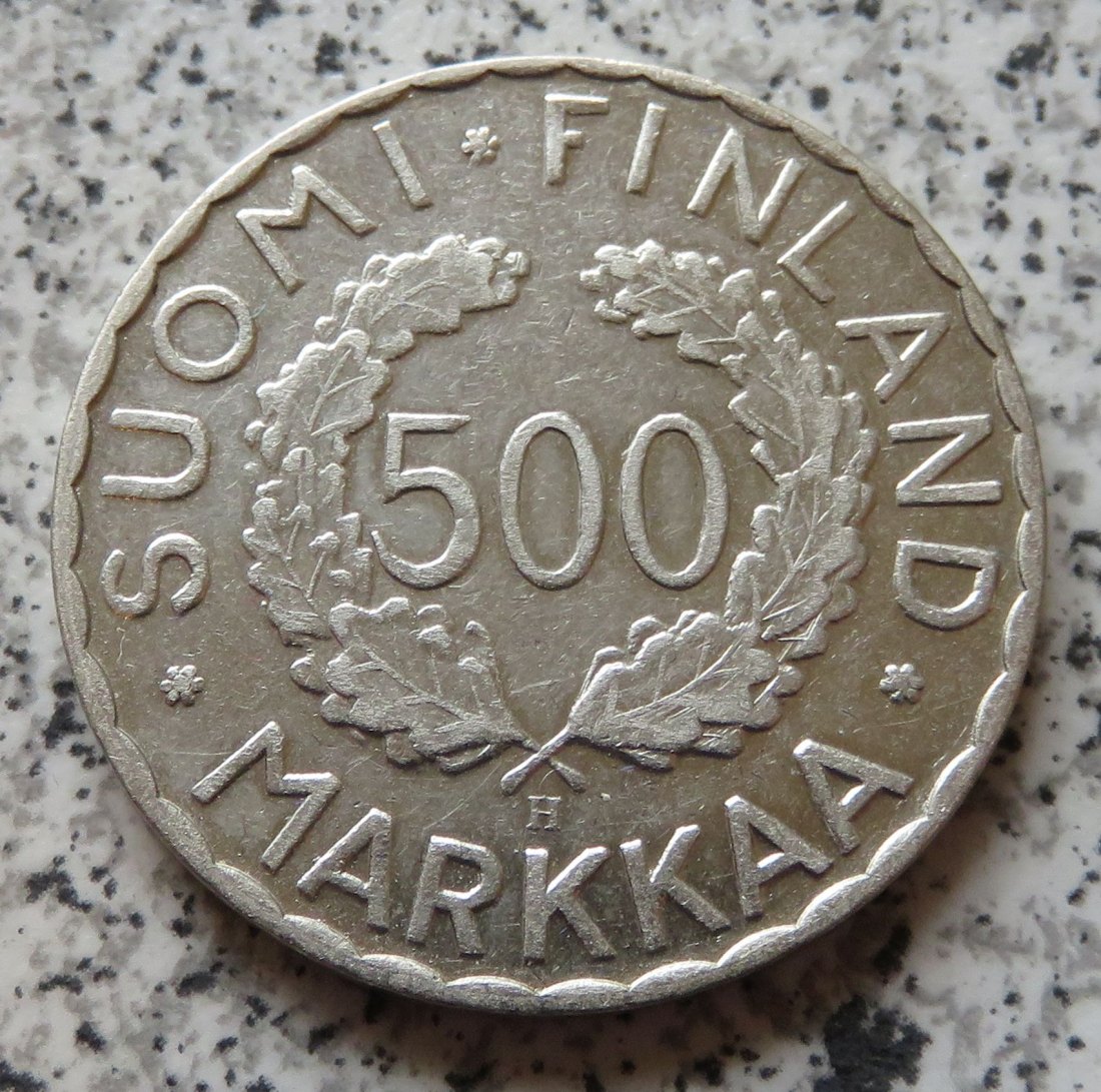  Finnland 500 Markkaa 1952 H   