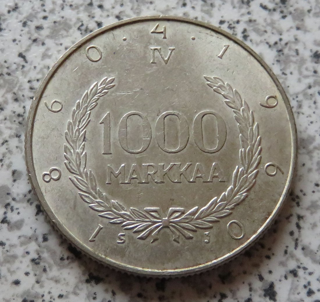  Finnland 1000 Markkaa 1960 S-J   