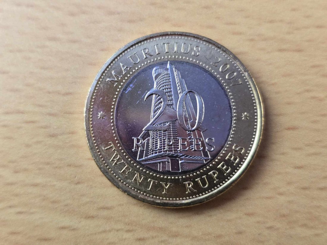 Mauritius 20 Rupee 2007 STG   