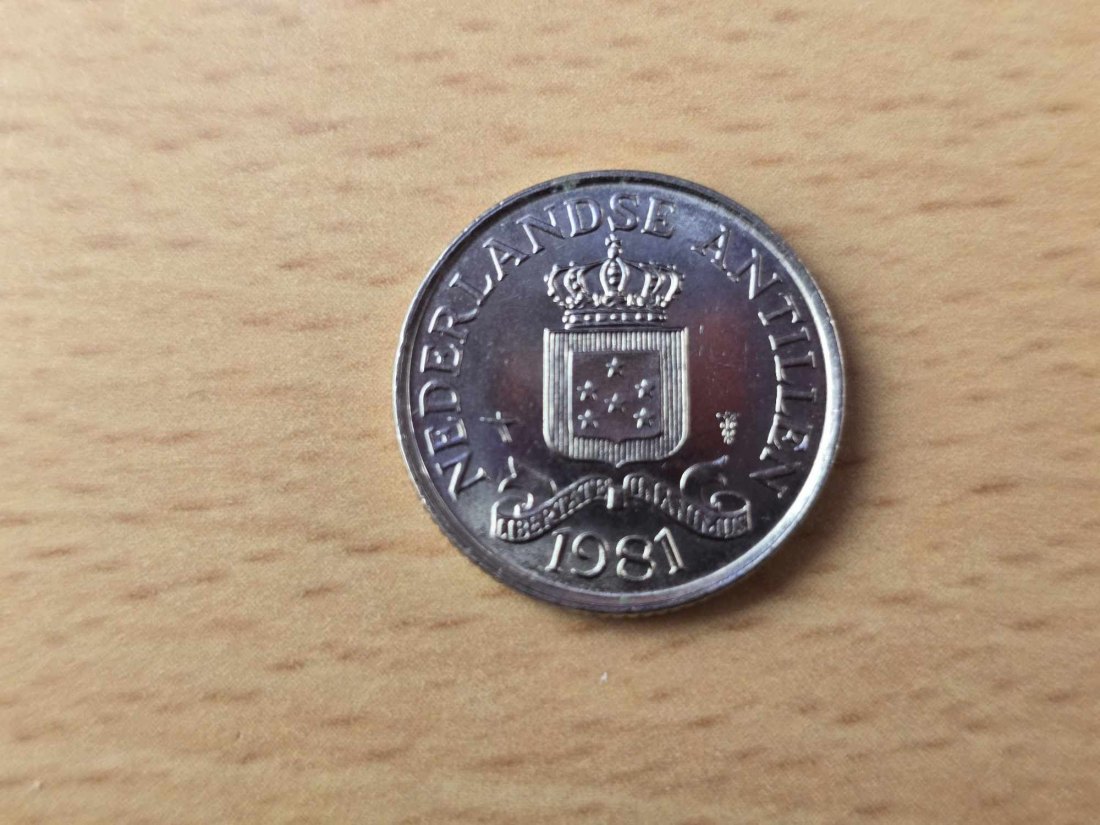  Nied. Antillen 25 Cent 1981 STG   