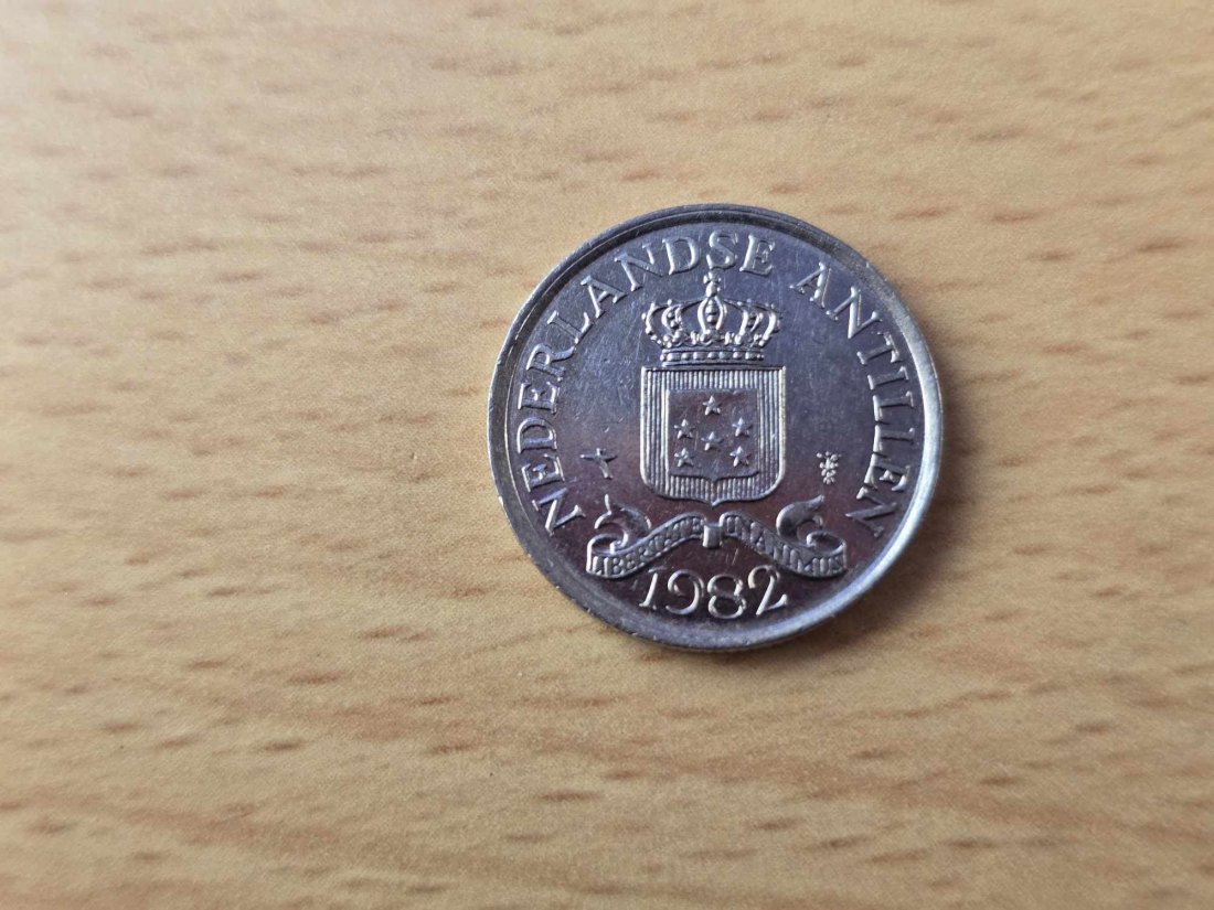  Nied. Antillen 25 Cent 1982 STG   