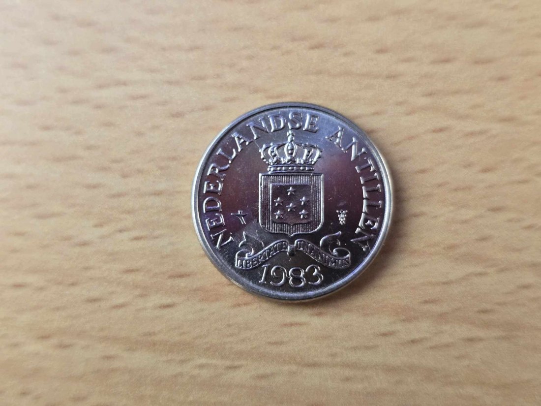  Nied. Antillen 25 Cent 1983 STG   