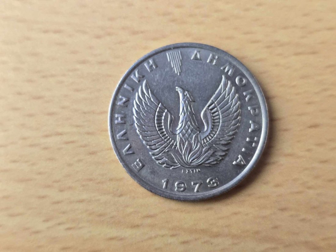  Griechenland 10 Drachme 1973 VZ   