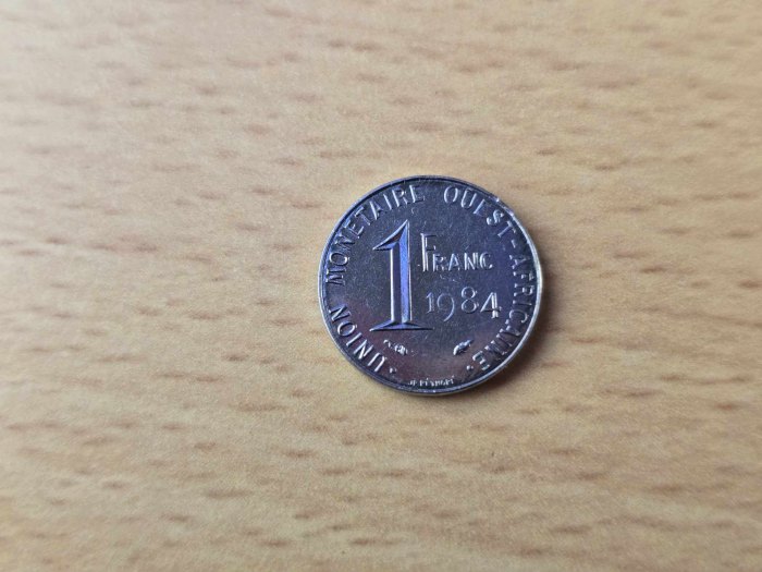  Westafrikanische Staaten 1 Franc 1984 STG   