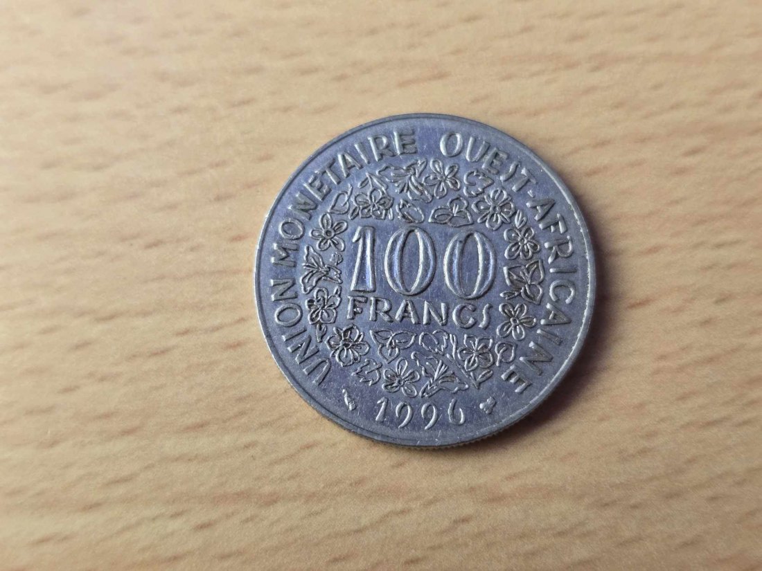  Westafrikanische Staaten 100 Franc 1996 Umlauf   