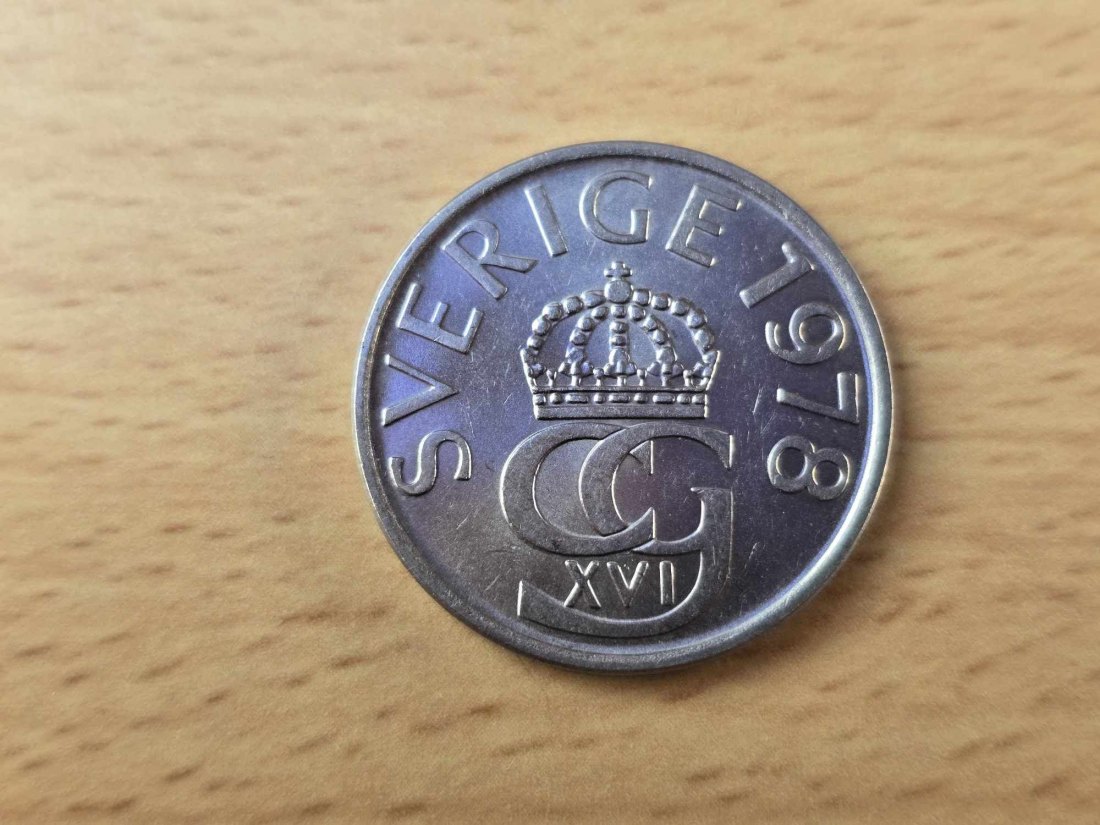  Schweden 5 Kronen 1978 STG   