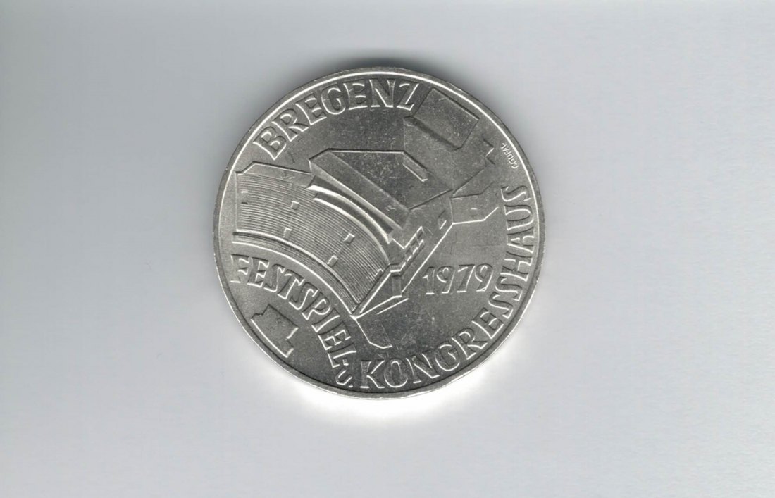  100 Schilling 1979 Festspiel Bregenz silber 15,36g fein Österreich Spittalgold9800 (01914/24   