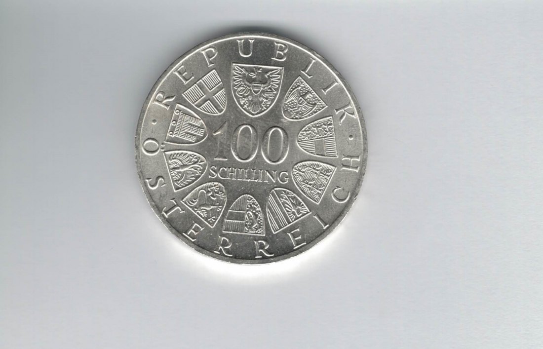  100 Schilling 1979 Festspiel Bregenz silber 15,36g fein Österreich Spittalgold9800 (01914/24   