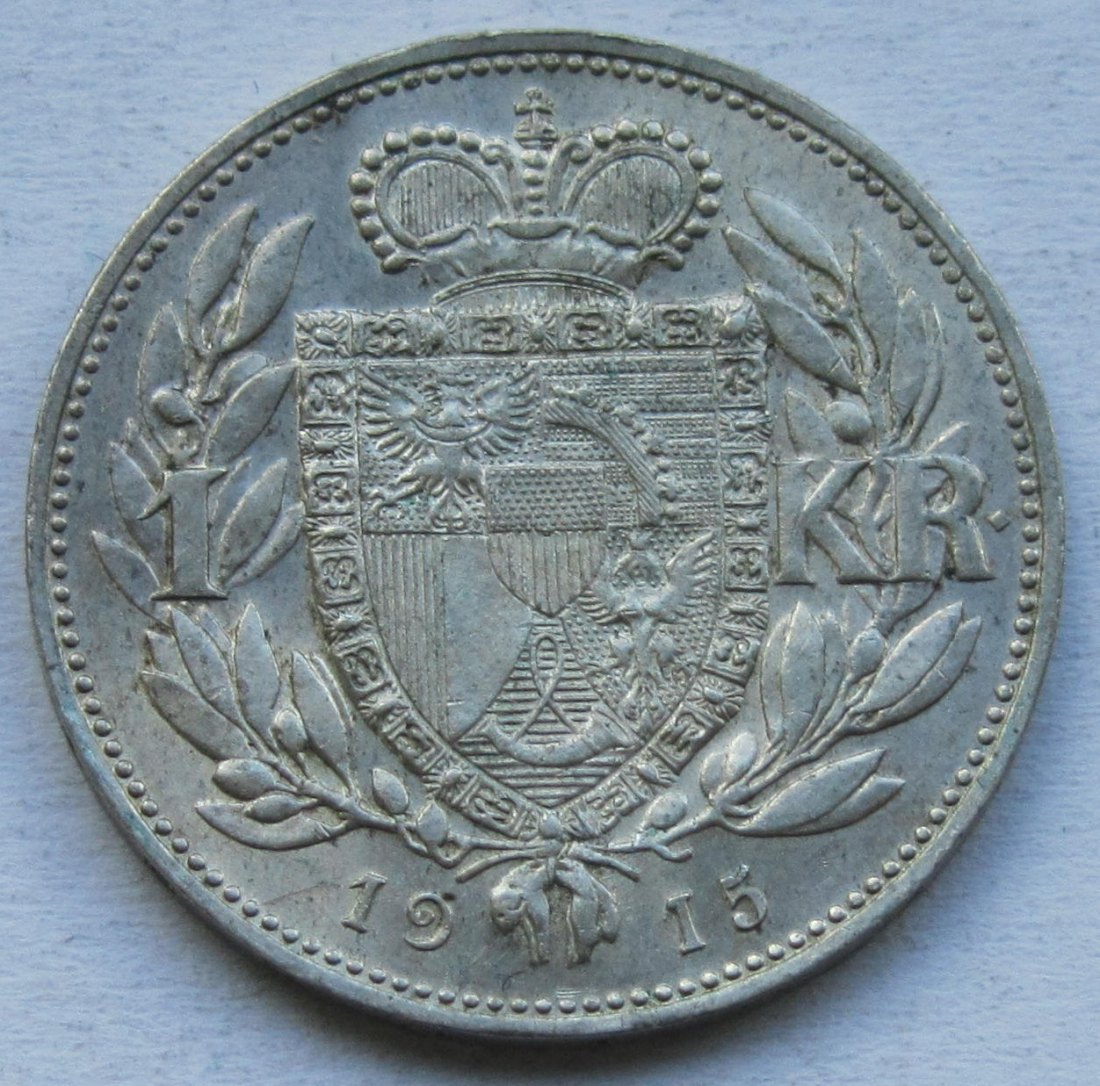  Liechtenstein: 1 Krone 1915   