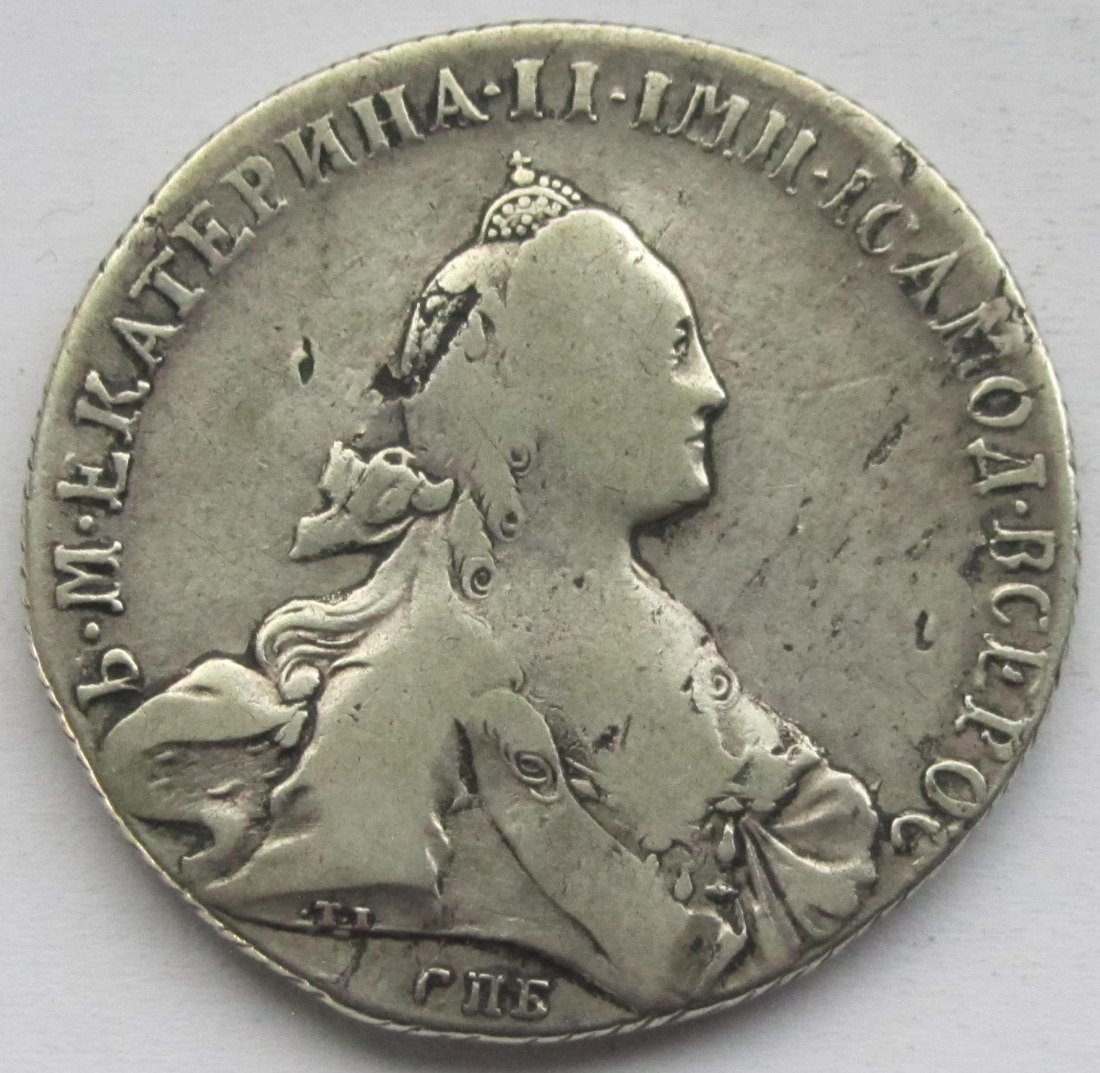  Russland: 1 Rubel 1772   