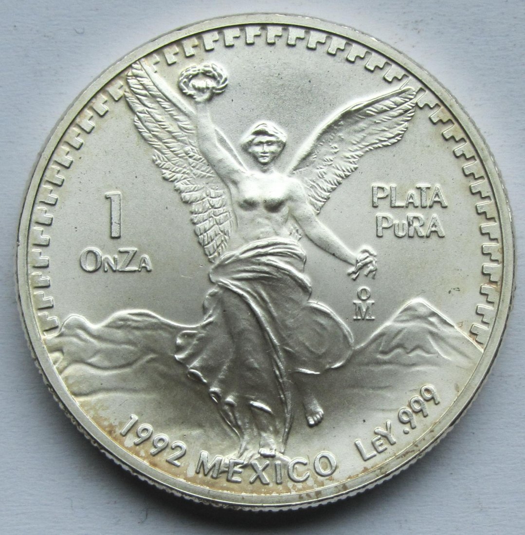  Mexiko: Silberunze Libertad 1992   