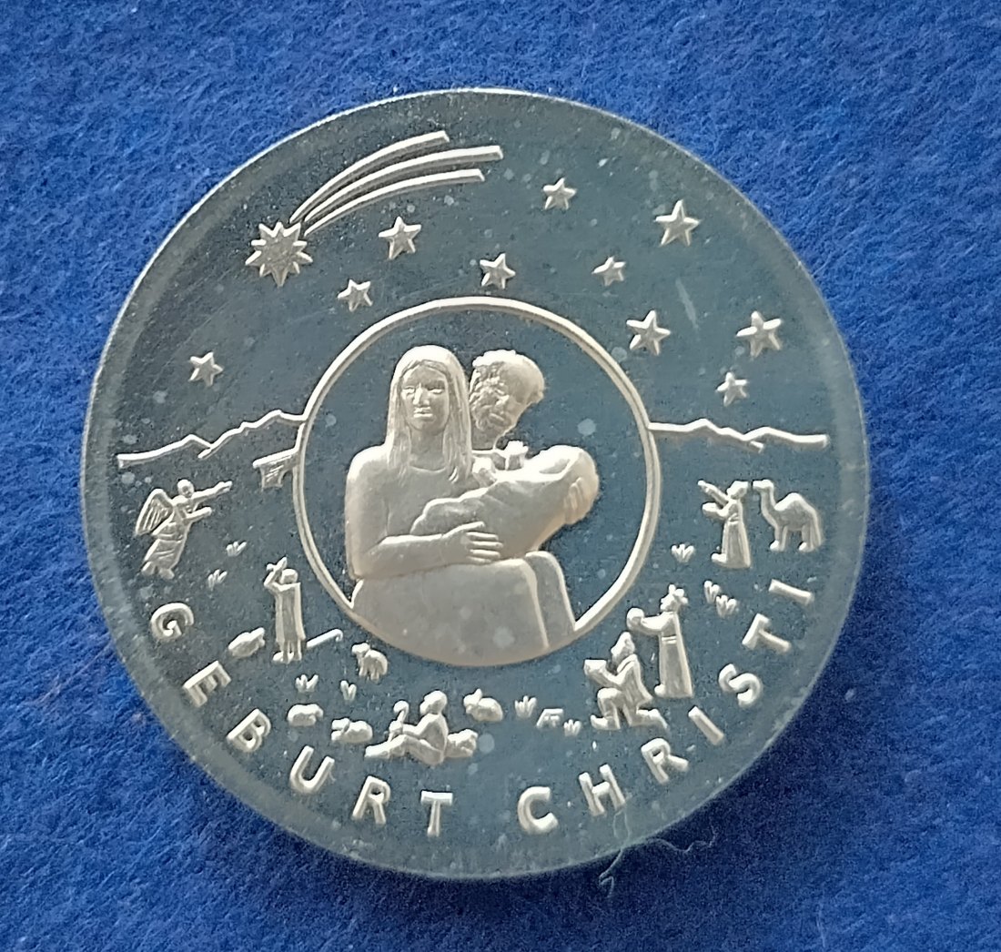  Deutschland 25-Euro-Silbermünze 2021 Weihnachten - Geburt Christi'   