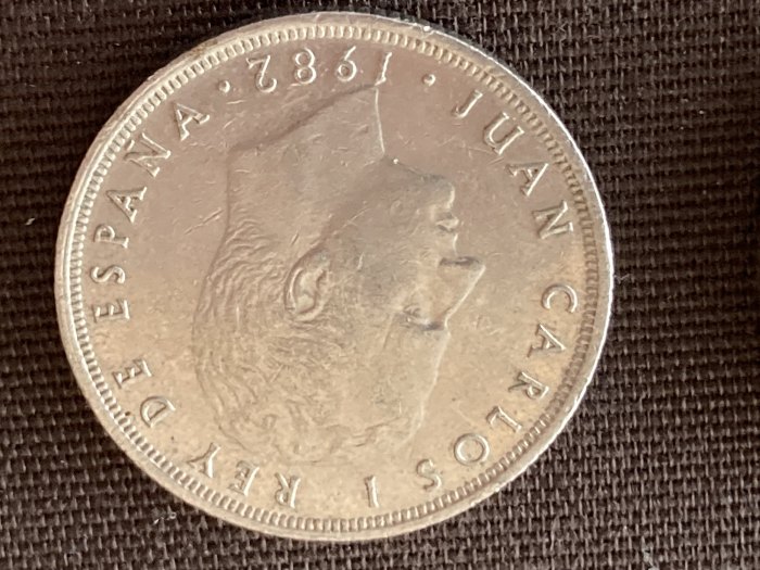  Münze Umlaufmünze Spanien 25 Pesetas 1982   