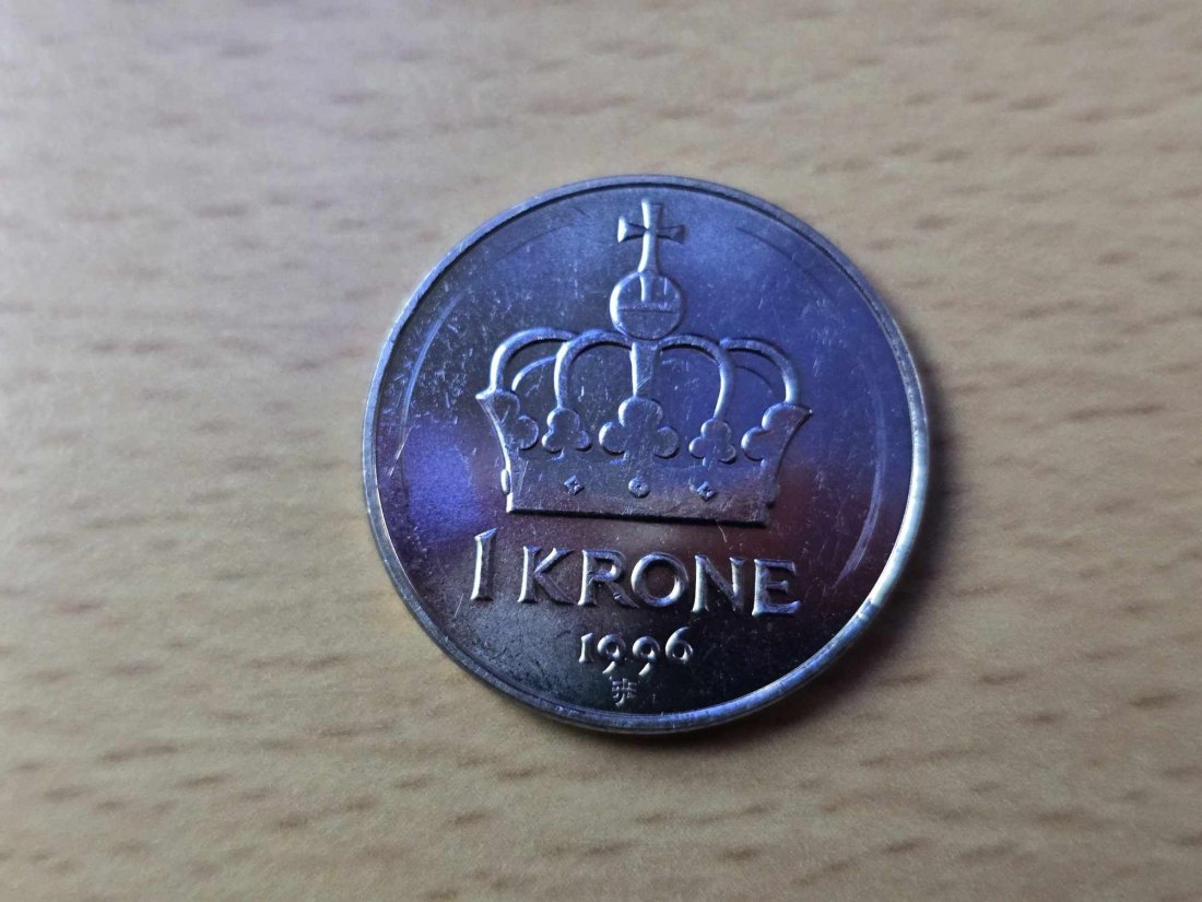  Norwegen 1 Krone 1996 STG   