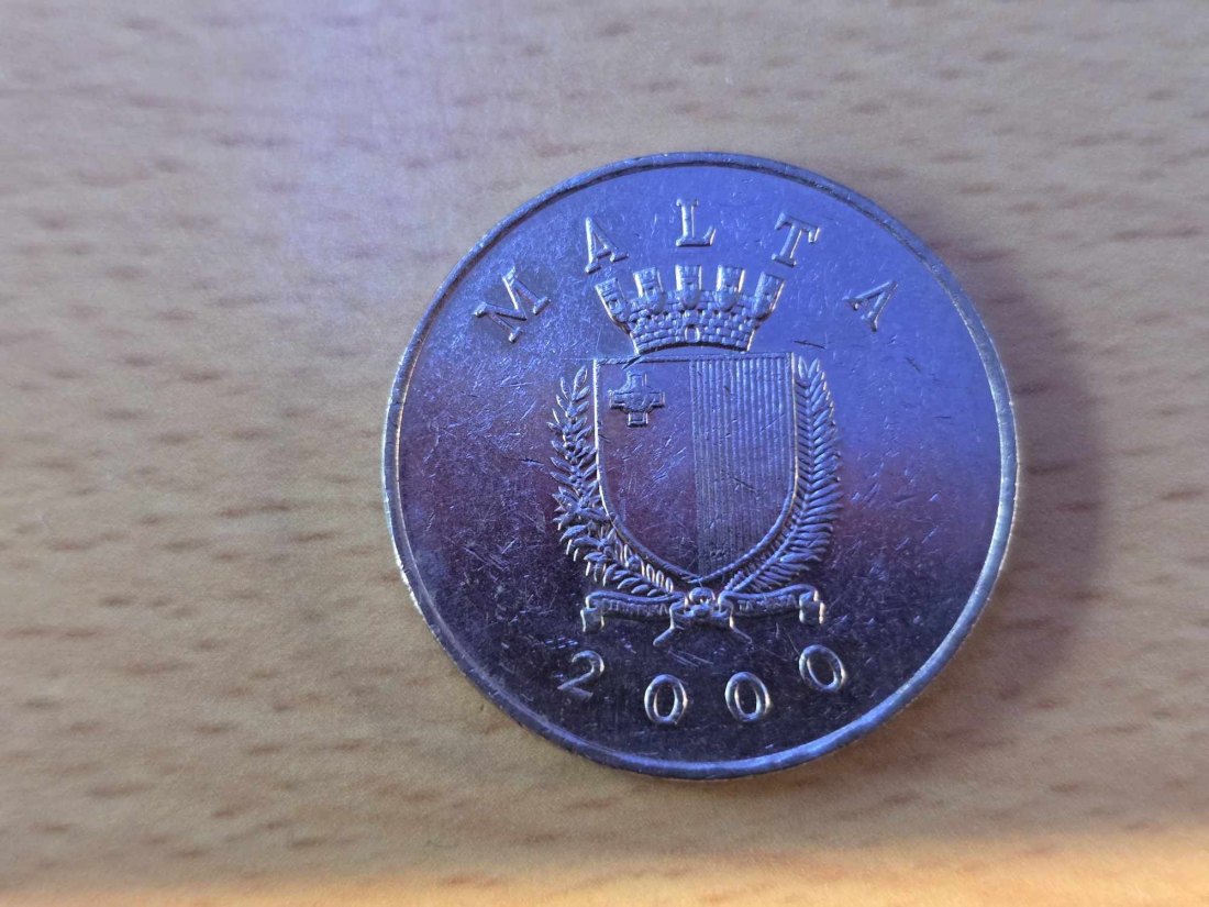  Malta 1 Lira 2000 Umlauf   