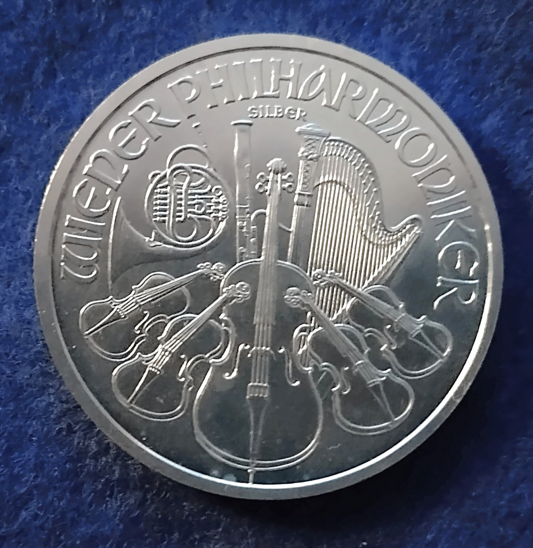  Österreich 1,5 € Wiener Philharmoniker 2013 1oz Silber   