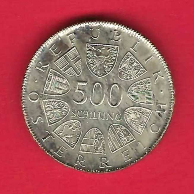  Österreich 500 Schilling  1980 Maria Theresia Münzenankauf Koblenz Frank Maurer AK 103   