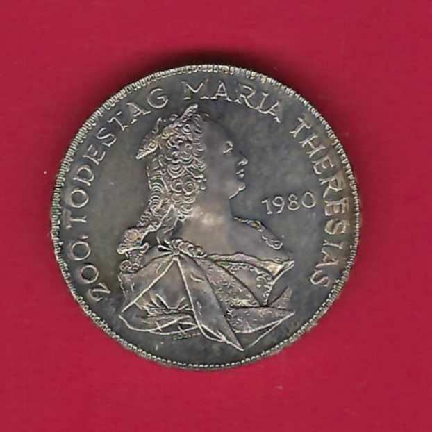  Österreich 500 Schilling  1980 Maria Theresia Münzenankauf Koblenz Frank Maurer AK 103   