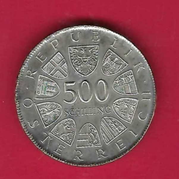  Österreich 500 Schilling  1980 100 Jahre Rotes Kreuz Münzenankauf Koblenz Frank Maurer AK 104   