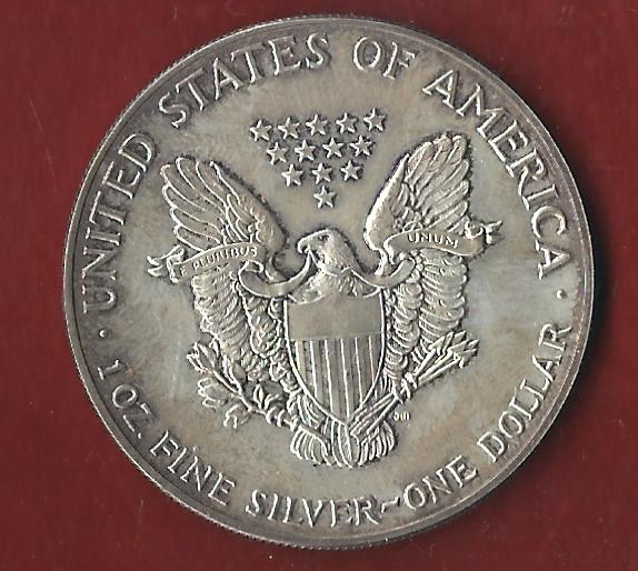  USA 1 D.Silver Eagle 1987 1 OZ Feinsilber Münzankauf Koblenz Frank Maurer AK 95   
