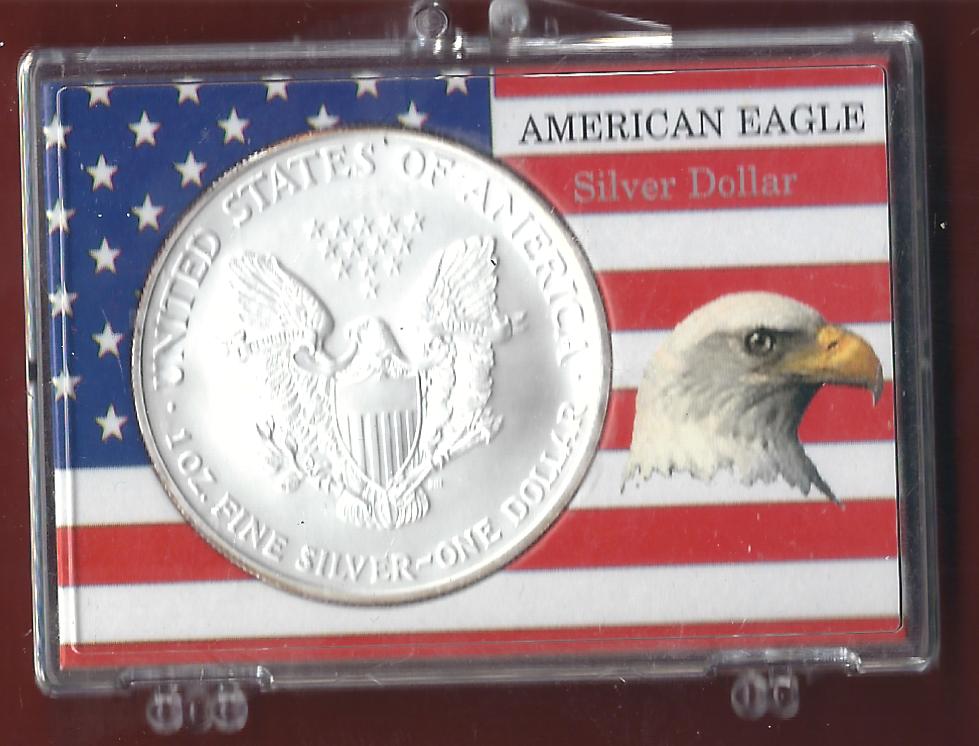  USA 1 D.Silver Eagle 2005 1 OZ Feinsilber Münzankauf Koblenz Frank Maurer AK 99   