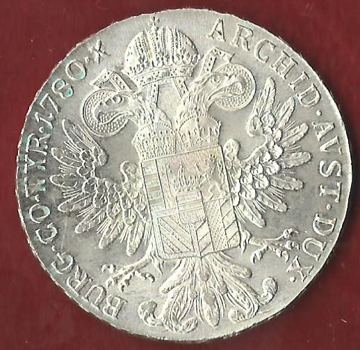  Österreich Maria Theresia Nachprägung 1780 Münzankauf Koblenz Frank Maurer AK 100   