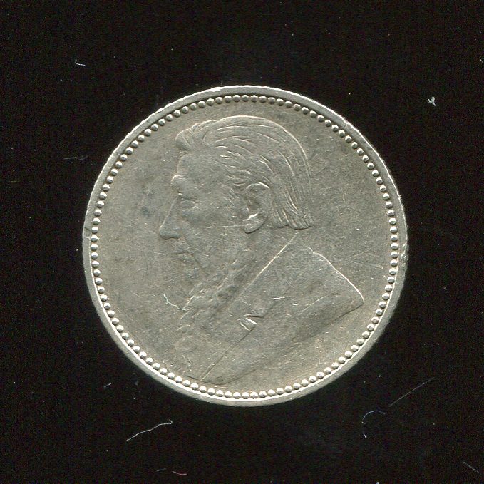  Süd Afrika 6 Pence Silbermünze von 1897   