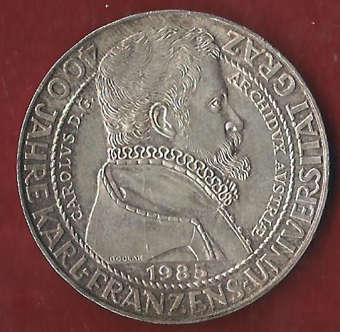  Österreich 500 Schilling 1985  35 Euro Nennwert Münzankauf Koblenz Frank Maurer AK212   