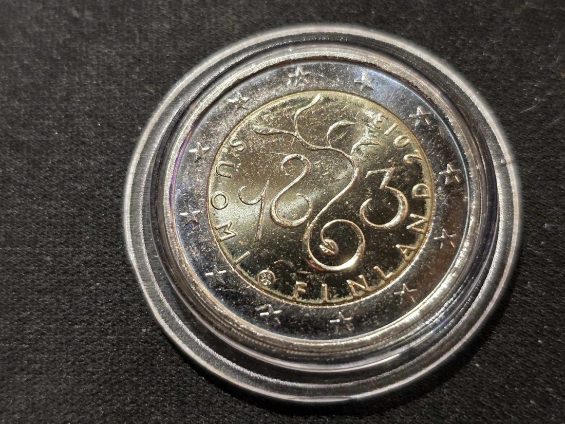  Finnland 2 Euro Sondermünze 2013 - 150 Jahre Parlament STG   