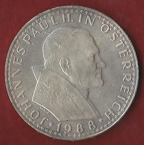  Österreich 500 Schilling 1988  35 Euro Nennwert Münzankauf Koblenz Frank Maurer AK214   