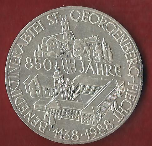  Österreich 500 Schilling 1988  35 Euro Nennwert Münzankauf Koblenz Frank Maurer AK218   