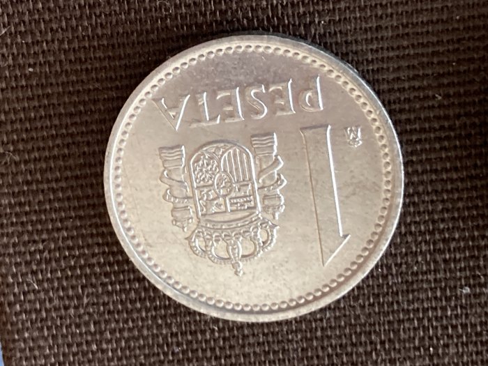 Münze Umlaufmünze Spanien 1 Peseta 1987