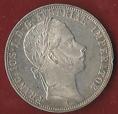  Österreich 1 Florin 1859 Münzankauf Koblenz Frank Maurer AK 221   