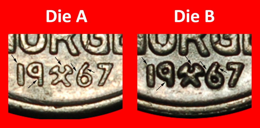  Ⰶ HONIGBIENE (1958-1973):NORWEGEN★10 OERE 1967 2 ENTDECKUNG! OLAV V. 1957-1991★OHNE VORBEHALT!   