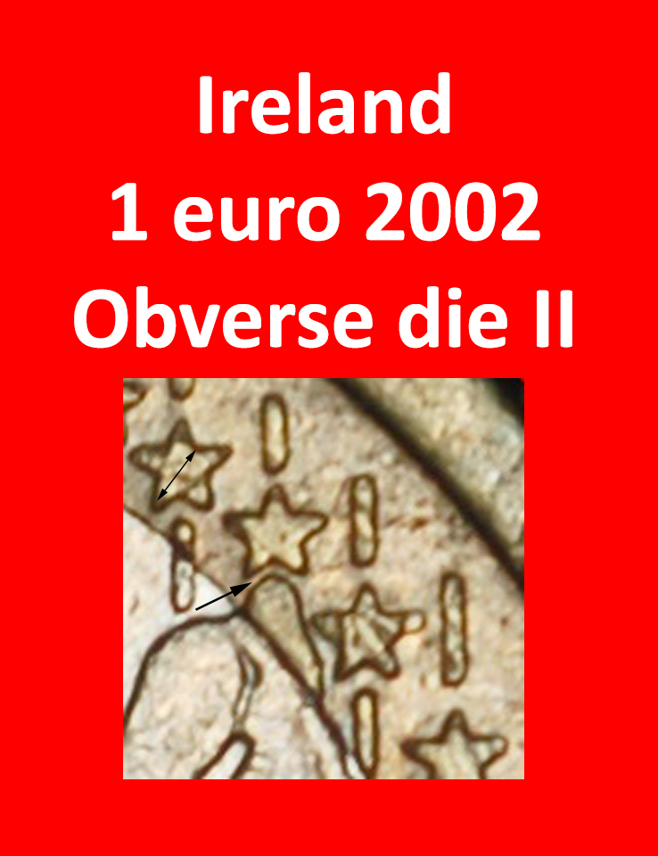 Ⰶ PHALLISCHE TYP 2002-2006: IRLAND ★ 1 EURO 2002 STEMPEL II!★OHNE VORBEHALT!