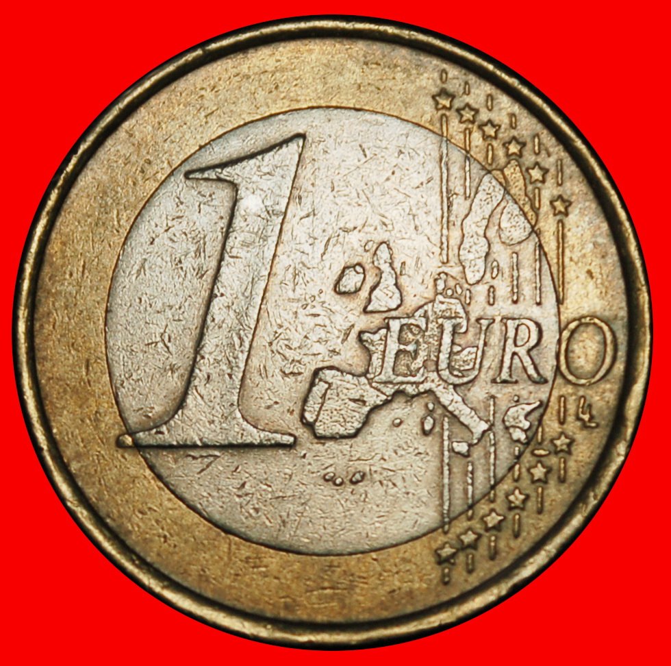 Ⰶ PHALLIC TYPE 2002-2006: GERMANY ★ 1 EURO 2002F DIES A+I BADEN-WUERTTEMBERG★LOW START ★ NO RESERVE!   