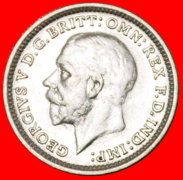  Ⰶ SILVER (1927-1936): GREAT BRITAIN ★ 3 PENCE 1933! GEORGE VI (1911-1936) LOW START ★ NO RESERVE!   