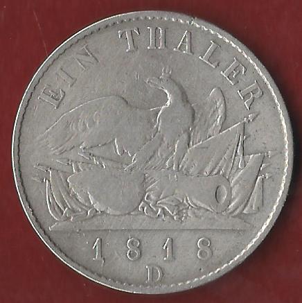  Preussen Thaler 1818 D ss Münzankauf Koblenz Frank Maurer AK244   