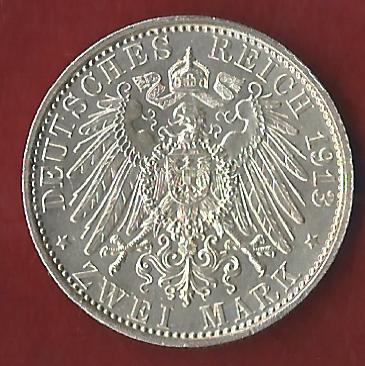  2 Mark Preußen Uniform 1913 Münzankauf Koblenz Frank Maurer AK268   