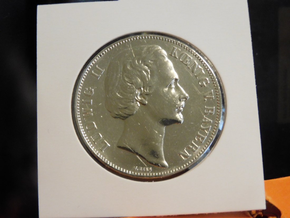 GERMANY 1 THALER 1871 BAVARIA.GRADE-PLEASE SEE PHOTOS.