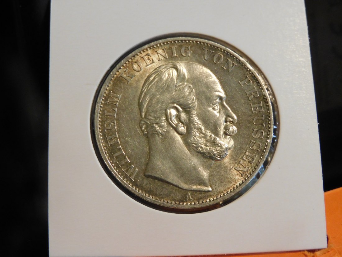 GERMANY 1 THALER 1871 PRUSSIA.GRADE-PLEASE SEE PHOTOS.